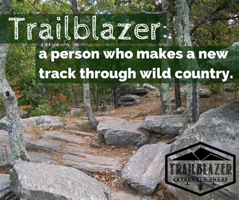 trailblazer definition.
